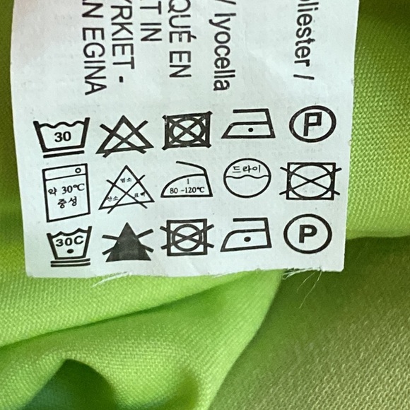 NWT. Zara Light Green Full Length Mid-Rise Pants. Size S, M. - Picture 11 of 11